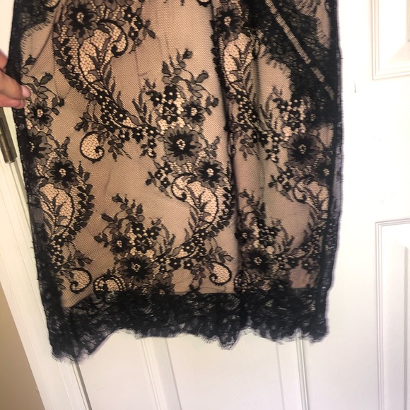 ASTR High Neck Lace Backless Fitted Dress - Picture 5 of 9